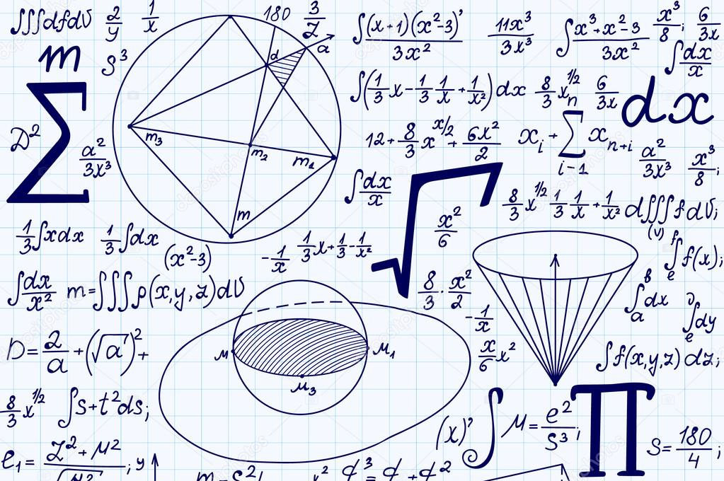 Чертежи математика 9 класс. Математические формулы рисунок. Формула бумаги. Математика скетч. Математические чертежи.